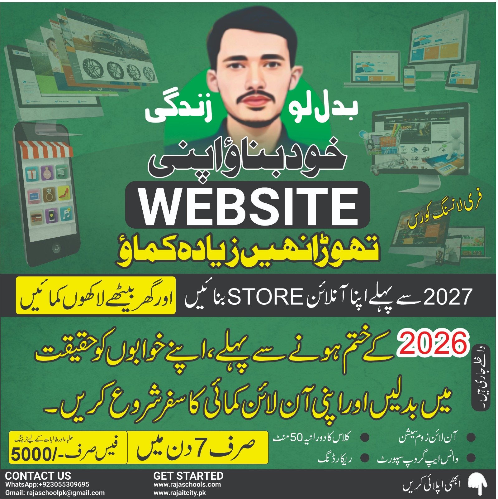 Life Changing 7 Days Formula - Digital Products Selling Course - Raja School