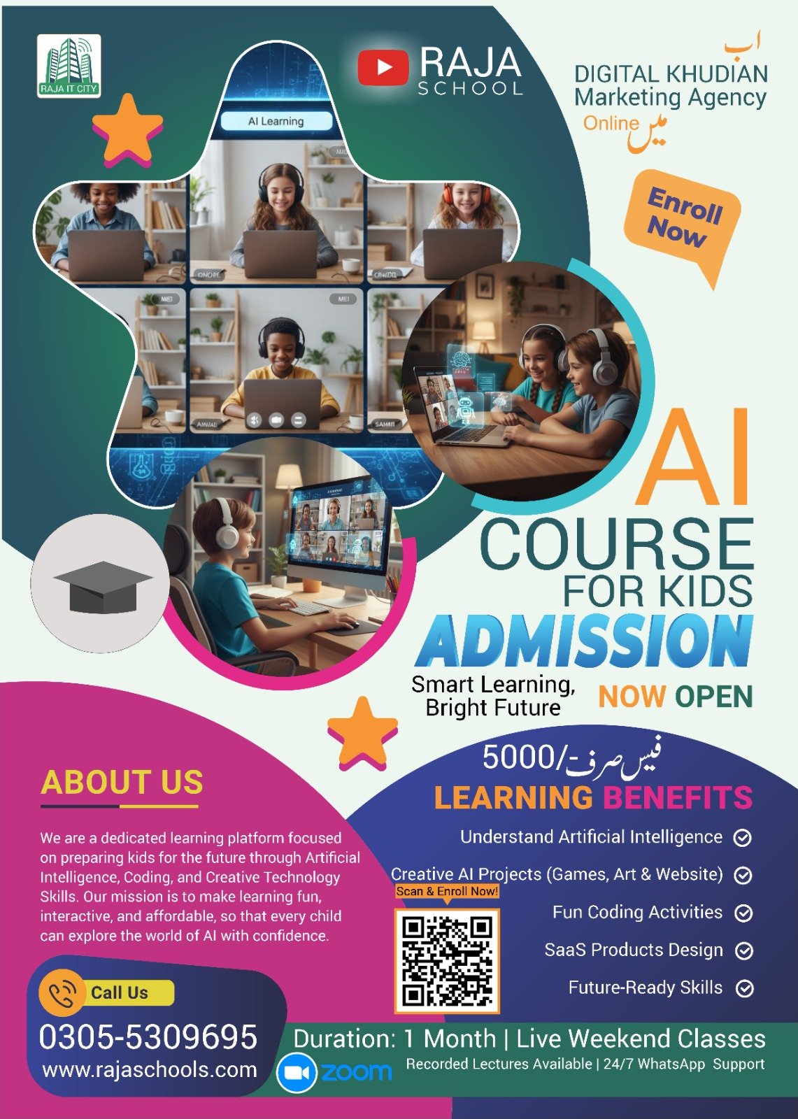 AI Course for Kids Admission Open - Raja School