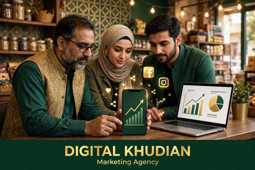 Digital Khudian Marketing Agency in Kasur and Khudian Khas — social media management and digital marketing services in Pakistan